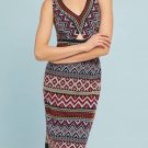 Anthropologie Geo-Embroidered Column Dress by Akemi+Kin $168 Sz 10 - NWT