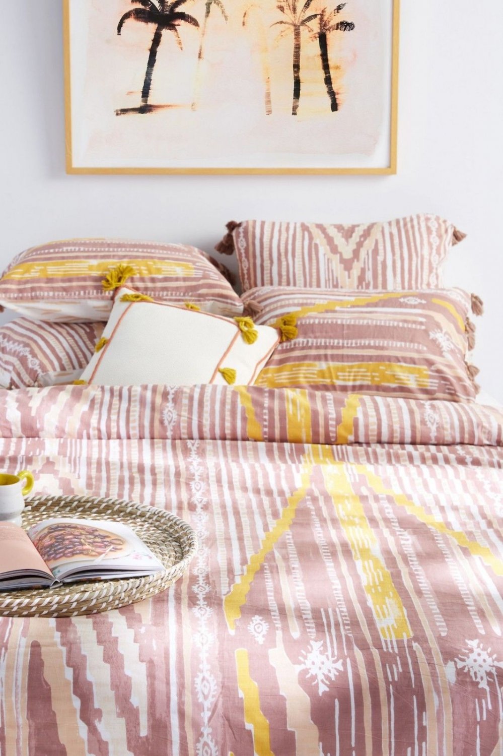 Anthropologie Acarda Duvet Cover KING 2 Standard & 2 Euro Shams - NWT