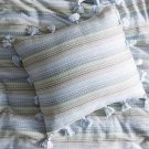 Anthropologie  Woven Stripe Collection 1 Euro Sham - NWT