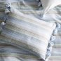 Anthropologie Woven Stripe Collection 2 Standard Shams - NWT