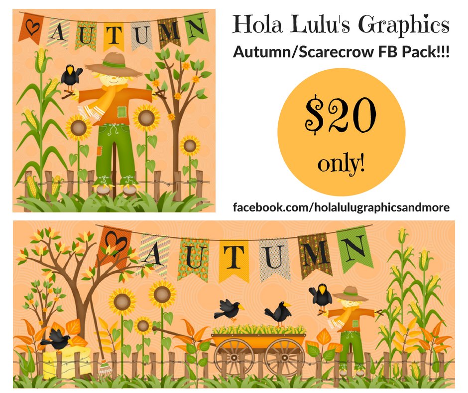 Autumn Scarecrow FB pack
