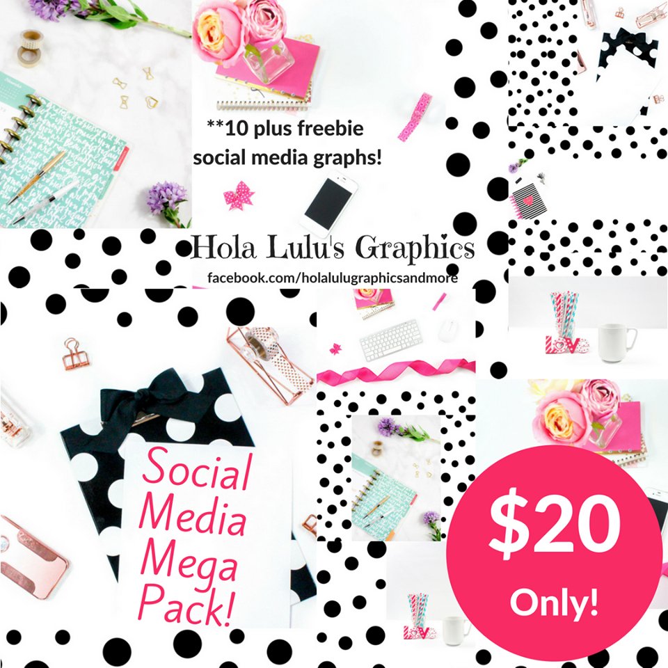 Polka Dots Social Media Mega Pack