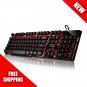 DBPOWER 3 Colors Backlit LED Keyboard for Gaming, Office