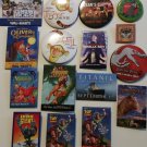 Assorted Movie Pins - Lot of 16