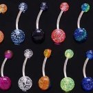 GLITTER BELLY RINGS