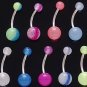 UV GLOW BELLY RINGS
