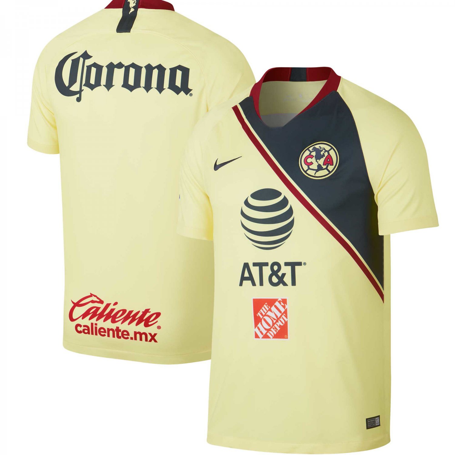 Mexico Club America 18/19 Home Men's Soccer Jersey Personalized Name