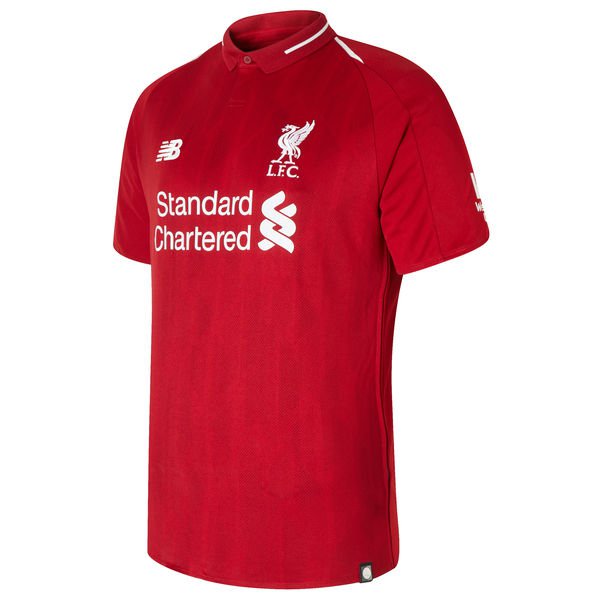 Men's 2018-2019 Liverpool Home Football Shirt -red