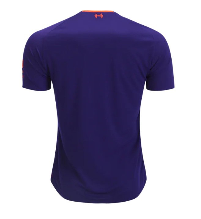 Men's 20182019 Liverpool Away Football Shirt Purple