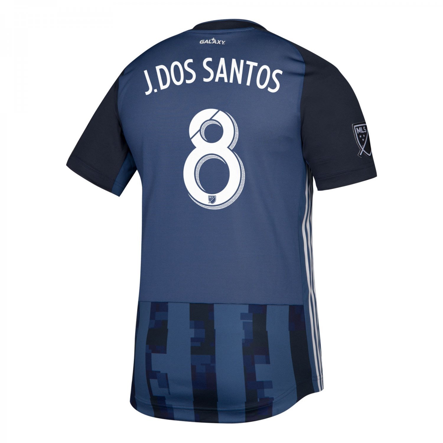Jonathan dos Santos 8 LA Galaxy adidas AWAY Team Jersey Navy 20192020