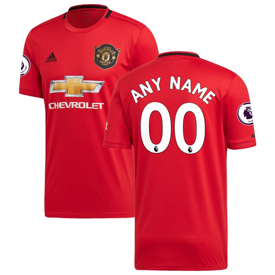 Manchester United SOCCER 2019/20 Home Custom Jersey – Red