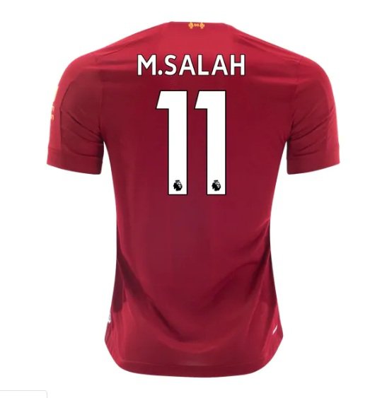 Mohamed Salah #11 Liverpool 2019/2020 Home Player Jersey – Red