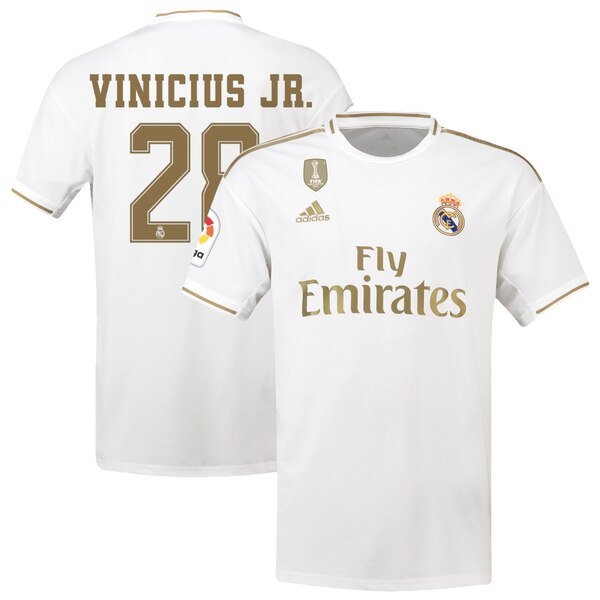 Vinícius Júnior #28 Real Madrid 2019/2020 Home SOCCER Jersey – White