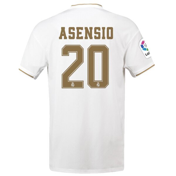 Marco Asensio #20 Real Madrid 2019/2020 Home SOCCER Jersey – White