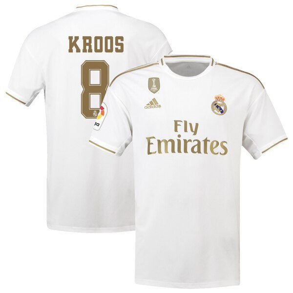Toni Kroos #8 Real Madrid 2019/2020 Home SOCCER Jersey – White