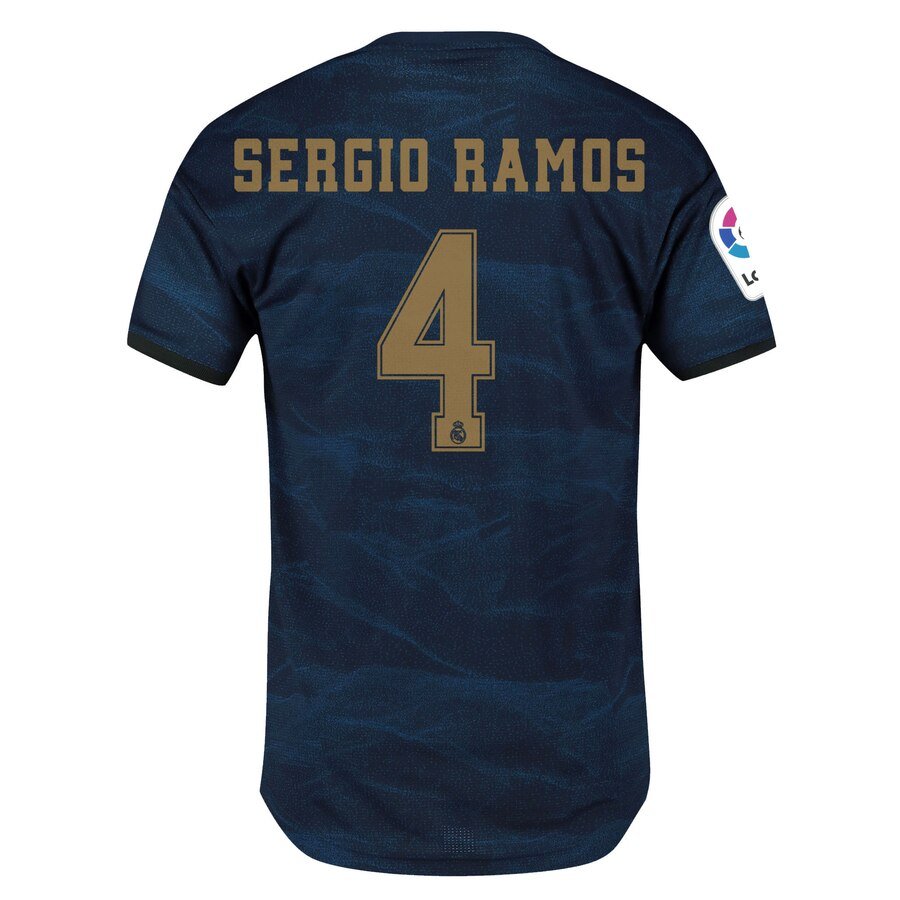 Sergio Ramos #4 REAL MADRID Men's Away Jersey 2019-2020 BLUE