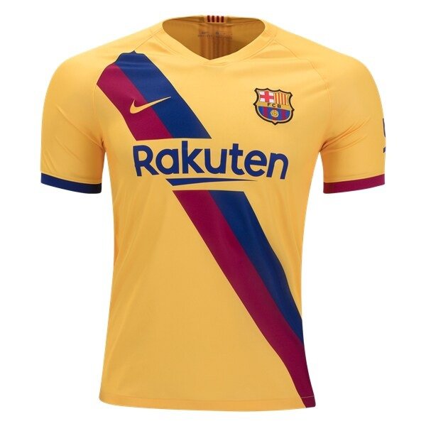FC Barcelona 2019-2020 Men Yellow Soccer Jersey