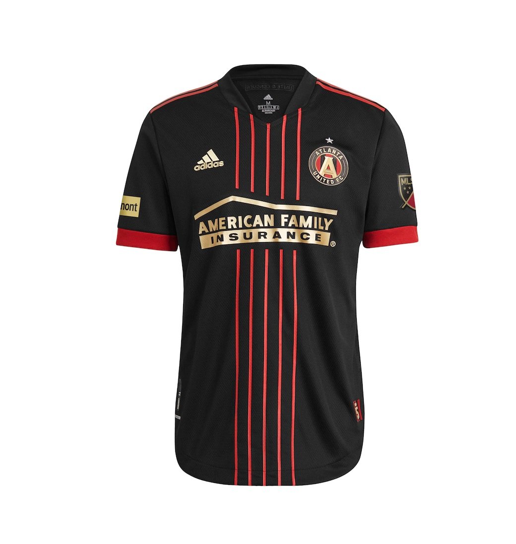 Atlanta Supporters Atlanta United FC 2021 The BLVCK Kit Jersey - Black