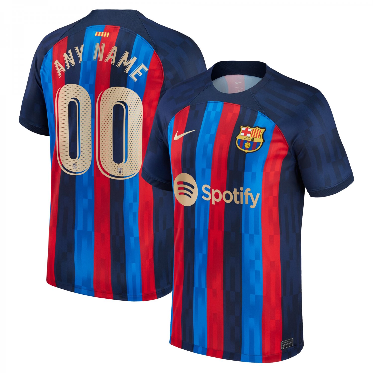 FC Barcelona 2022 2023 Home Custom Jersey - Blue