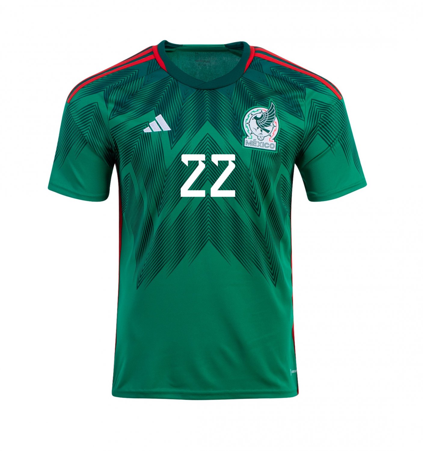 Hirving Lozano #22 Mexico 2022 2023 Home Jersey Soccer