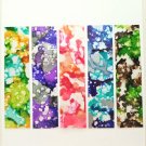 Handmade custom watercolor clear transparent bookmarks