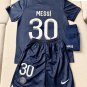 New PSG Messi  #30  Kids Soccer Jersey,Short,Socks / 2022-23