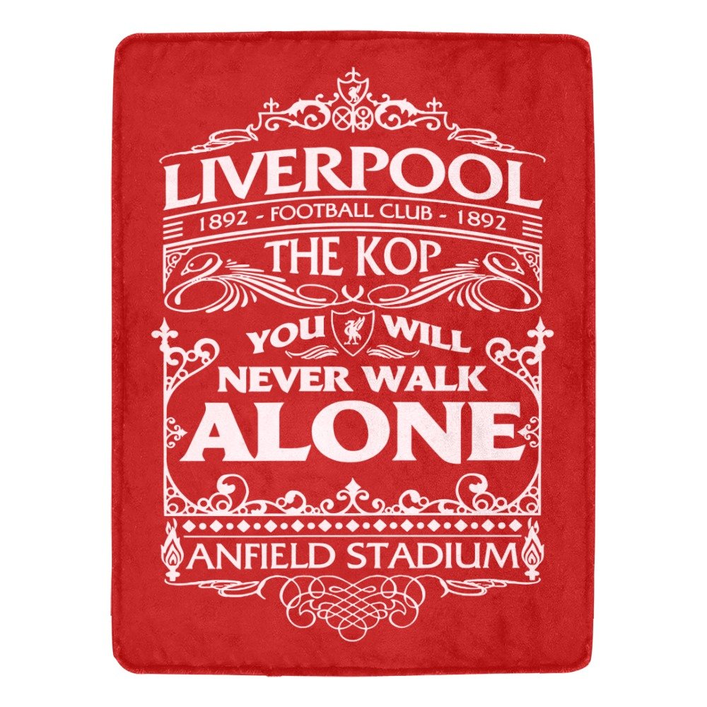 Liverpool FC You'll Never Walk Alone Ultra-Soft Micro Fleece Blanket
