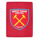 West Ham United Football Club Ultra-Soft Micro Fleece Blanket