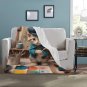 Cute Artist Kitten Ultra-Soft Micro Fleece Blanket