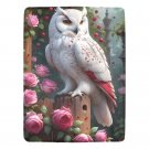 White Owl Ultra-Soft Micro Fleece Blanket