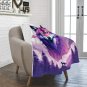 Wolf In Full Moon Ultra-Soft Micro Fleece Blanket