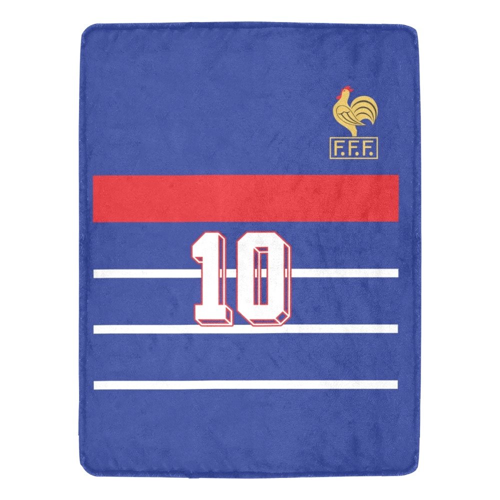 Zidane 1998 France Home Ultra-Soft Micro Fleece Blanket