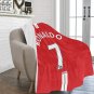 Ronaldo Manchester United Home Jersey 2008 Ultra-Soft Micro Fleece Blanket