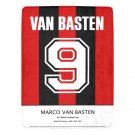 Van Basten AC Milan Jersey Ultra-Soft Micro Fleece Blanket