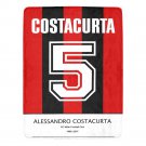 Costacurta AC Milan Jersey Ultra-Soft Micro Fleece Blanket