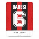 Baresi AC Milan Jersey Ultra-Soft Micro Fleece Blanket