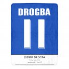 Drogba Chelsea FC Jersey Ultra-Soft Micro Fleece Blanket