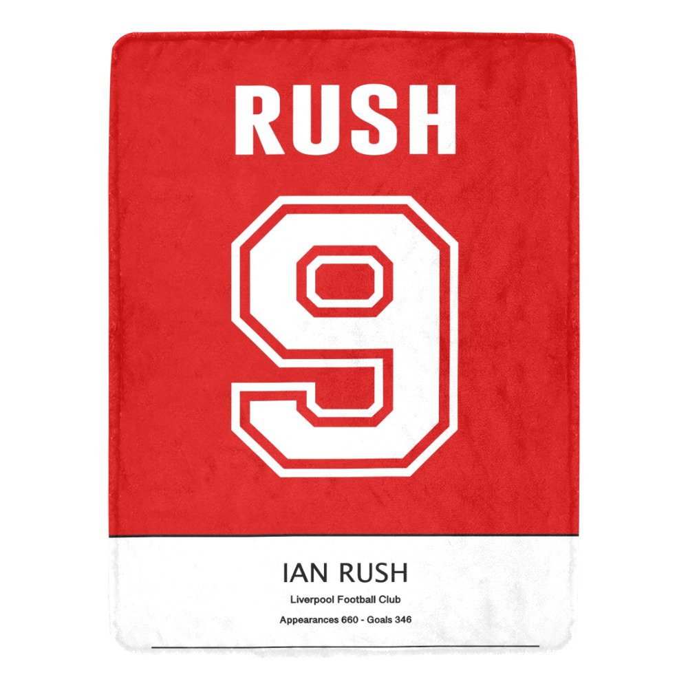 Rush Liverpool FC Jersey Ultra-Soft Micro Fleece Blanket