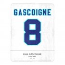 Gascoigne England Euro 96 Jersey Ultra-Soft Micro Fleece Blanket