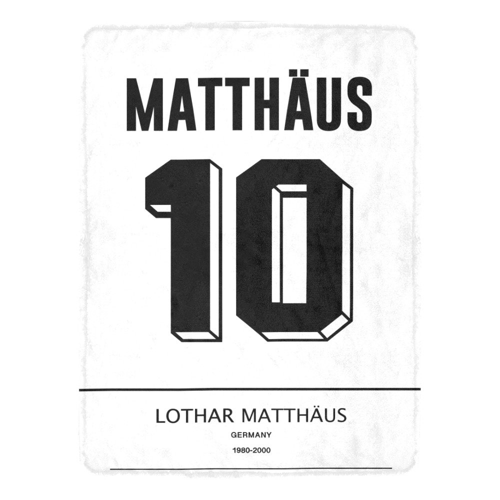 Matth&Atilde;&curren;us Germany Jersey Ultra-Soft Micro Fleece Blanket
