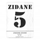 Zidane Real Madrid Jersey Ultra-Soft Micro Fleece Blanket
