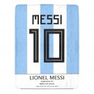 Messi Argentina 10 Jersey Ultra-Soft Micro Fleece Blanket