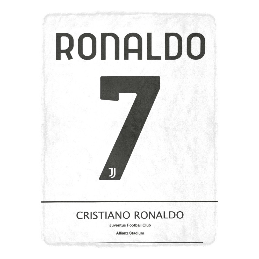 Ronaldo Juventus Jersey Ultra-Soft Micro Fleece Blanket