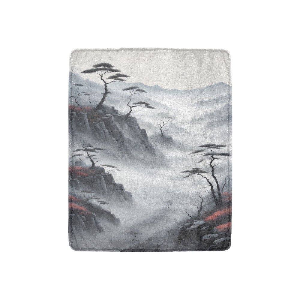 Japanese Landscape Ultra-Soft Micro Fleece Blanket