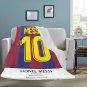 Messi 10 FC Barcelona Jersey Ultra-Soft Micro Fleece Blanket