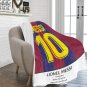 Messi 10 FC Barcelona Jersey Ultra-Soft Micro Fleece Blanket
