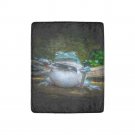 Samurai Frog Ultra-Soft Micro Fleece Blanket