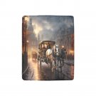 A Horse Pulling A Carriage Ultra-Soft Micro Fleece Blanket