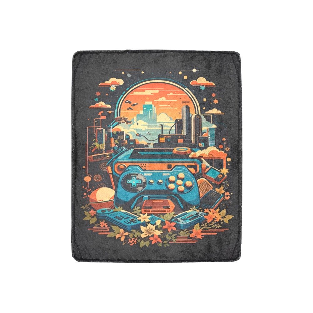 80s Controls The Top Gaming Ultra-Soft Micro Fleece Blanket