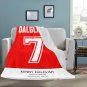 Dalglish 7 Liverpool FC Jersey Ultra-Soft Micro Fleece Blanket